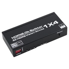 Coms 2.0B 1-4 4K 60Hz EDID 手動切換 HDMI 分配器, 1個, 單一顏色