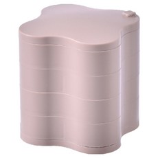 Moano 4層珠寶盒, 粉紅色, 1個