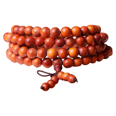 Dimis B簡潔的念珠 0.8mm, 1個, 紅花梨