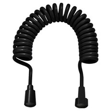 월드크린 욕실 베란다 스프레이건 호스줄, 5m, 딥블랙