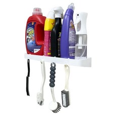 Jyulhome 多用途免鑽孔黏貼式瀝水置物架, 1個, 白色