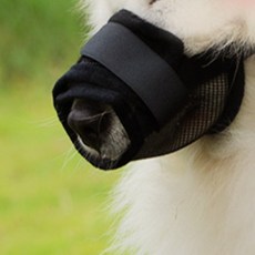 狗狗防咬嘴套 L 嘴圍 18~24cm, 1個, 黑色