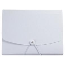 빅벅 아코디언 파일 수납 정리 13칸, 무지개 화이트, 1개