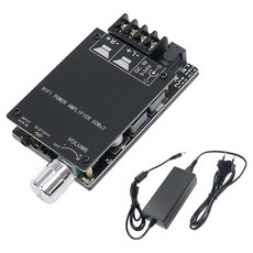 컴스 HIFI 2.0 블루투스 앰프 50W-50W AUX Bluetooth DC 24V-3A 전원, IH391, 유선