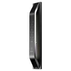 BESTIN 지문인식 디지털 도어락 크롬블랙 번호키 + 카드키 + 비상키 세트 IDL-400F, 방문설치