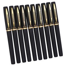 GoodGoodShop 書寫感佳 高級中性筆 0.7mm, 黑色, 10個