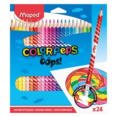 Maped Color'Peps Oops 可擦拭色鉛筆, 1套, 24色