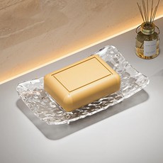 小麥購物 冰川紋肥皂盒 G762 58g, 透白, 6個