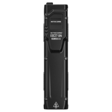 NITECORE 奈特科爾 EDC27 UHi 3100流明超薄戰術手電筒 EDC爆閃 305米遠射, 黑色, 1個