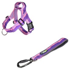 분독 트래픽 리쉬 + 0109 하네스 세트, 퍼플, 1세트