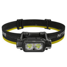 NITECORE 奈特科爾 NU45 輕量高亮頭燈，1700流明，紅白光，智能光感，附收納袋，登山露營必備, 黑色, 1個