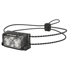 NITECORE 奈特科爾 輕量多色溫頭燈400流明 132m 彈力繩 附收納袋 NU25 MCT UL, 黑色, 1個