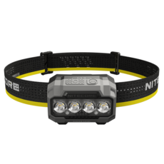 NITECORE 奈特科爾 多色溫輕量AAA頭燈 600流明 132m 附收納袋 + 4號電池 岩黑色, 1個