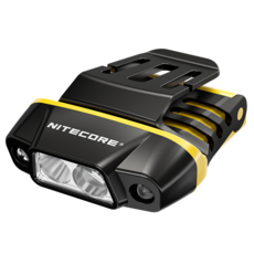 NITECORE 奈特科爾 NU11 智能感應帽夾燈 150流明 揮手調光 紅白雙光源 角度調節 夜釣, 黑色, 1個