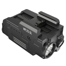 NITECORE 奈特科爾 綠激光緊湊戰術下掛燈 900流明 216m 皮卡汀尼 附電池 NPL25 GL, 黑色, 1個