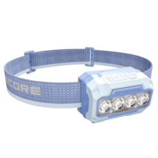 NITECORE 奈特科爾 多色溫輕量AAA頭燈 600流明 132m 附收納袋 霧藍色, 1個