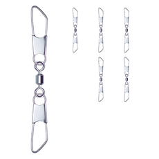 Eobok 漁福 不鏽鋼304雙頭別針轉環, 6入, 1個