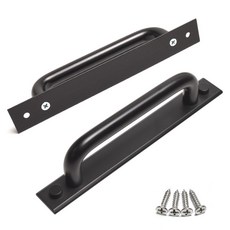 Sonjabisesang 14Φ 簡約基本款板式把手 P128, 2個, 黑色