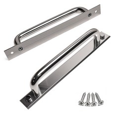 Sonjabisesang 14Φ 簡約基本板式把手 P160, 2個, 鉻色