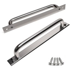 Sonjabisesang 14Φ 簡約基本板式把手 P192, 2個, 鍍鉻