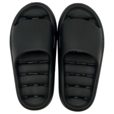 WUWU 沐夏厚底排水拖, 黑色, 1雙