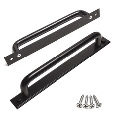 Sonjabisesang 14Φ 簡約基本板式把手 P192, 2個, 黑色