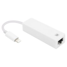 Coms iOS 8Pin 轉接器 網路 RJ45 有線 乙太網路 LAN, 1個, ID387