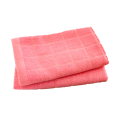 台灣興隆毛巾 方格超吸水毛巾 76 x 33cm 珊瑚粉, 2條