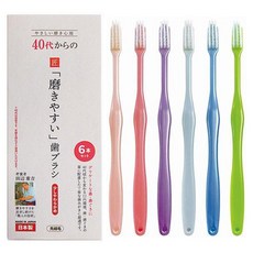 Tanabe 日本匠人牙刷 40歲適用 LT-59, 1套, 6入
