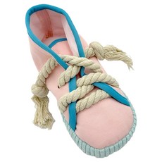 doongdoongpet 狗狗玩具 堅固耐用拉扯遊戲 嗅聞鞋, 1個, 粉紅色