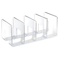 비레보 아크릴 책상 수납 책꽂이, 투명