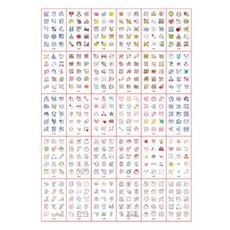 포커머스 헤나 타투 스티커 미니 30종 세트, 1세트, K타입