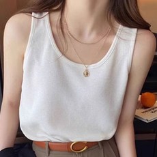 arua 女款華夫格寬鬆無袖背心 2件組