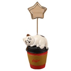 픽딜 예쁜 메모홀더, 엎드린 자세 커피캣, 1개