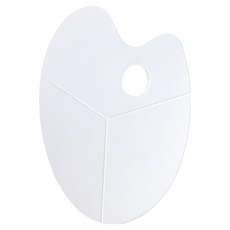 Onyeri 美術調色盤 白色, 3格, 1個