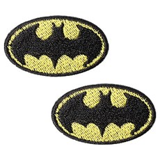 동대문단추왕 열접착식 자수 와펜 패치, 베트맨, 2개