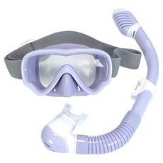 SNEFF 兒童款浮潛面罩組, 薰衣草色，隨機出貨（小袋）