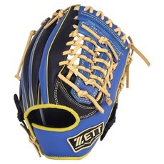 제트 올라운드 글러브 우투용 BPGK-3515, 블루 + 블랙 + 옐로우, 1개