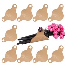 氣球花束紙架 40cm, 10個, 牛皮紙