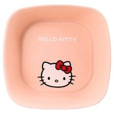 릴팡 헬로키티 이지그립 사각대야, 혼합색상, 1개