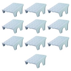 MarketA 雙層空間利用鞋架 單一尺寸, 藍色, 10個