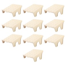 MarketA 雙層空間利用鞋架 單一尺寸, 奶油米色, 10個