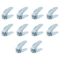 MarketA 節省空間 迷你簡約鞋架 ONE SIZE, 藍色, 10個