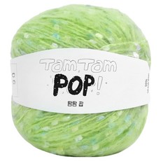 Ancalls Tamtampop 編織線, 1個, 06 絨毛萊姆綠