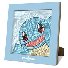 포켓몬스터 스탠드 액자 보석십자수 DIY키트, 꼬부기, 1개 꼬부기, 1개