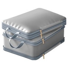 House Fit 旅行用衣物壓縮袋 灰色, 1個, 1入