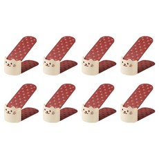 MarketA Lovely Cat 節省空間鞋架 單一尺寸, 紅色, 8個