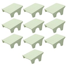 MarketA 雙層空間利用鞋架 單一尺寸, 綠色, 10個