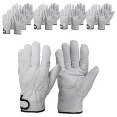 Wellz 羊皮氬焊雙手手套組 無內襯 灰色 KGA-240X, 10套