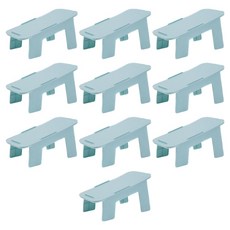 MarketA 簡約獨立式鞋架 25 x 11.6 cm, 10個, 藍色